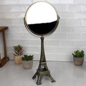 Vintage Paris Eiffel Tower Mirror- Double Sided